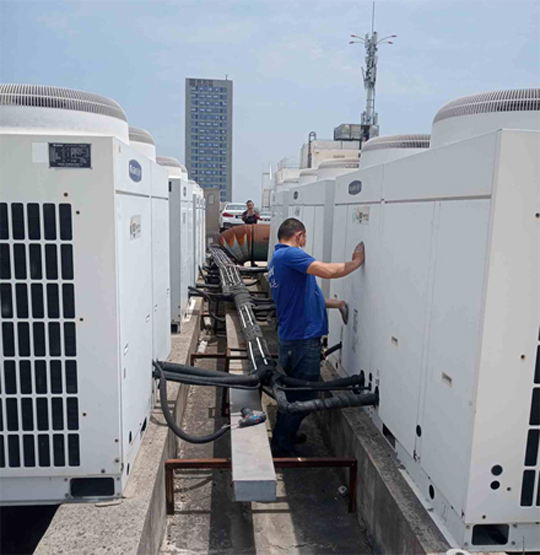 川汇中央空调制热和不制冷系统维修方法